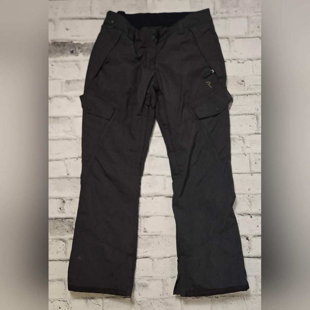 Ripzone Strobe Women’s Snow Pants M 7K Waterproof Black Melange Ski